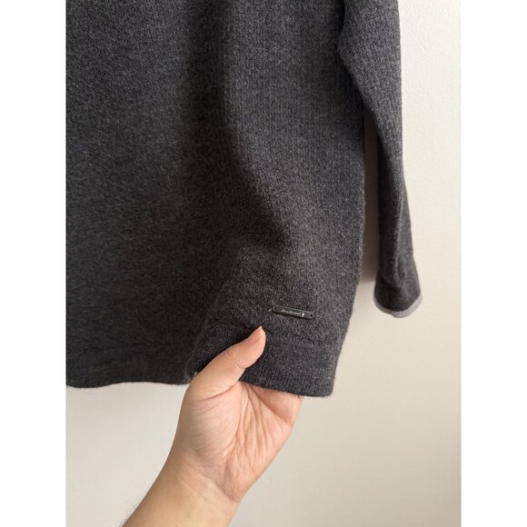 Smartwool 100% Wool Grey Crewneck Sweater Layering Winter Basics Warm Men S - Picture 6 of 10